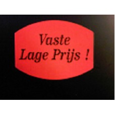 Prijssticker 33x25mm fluor rood 500/rol Td27511509